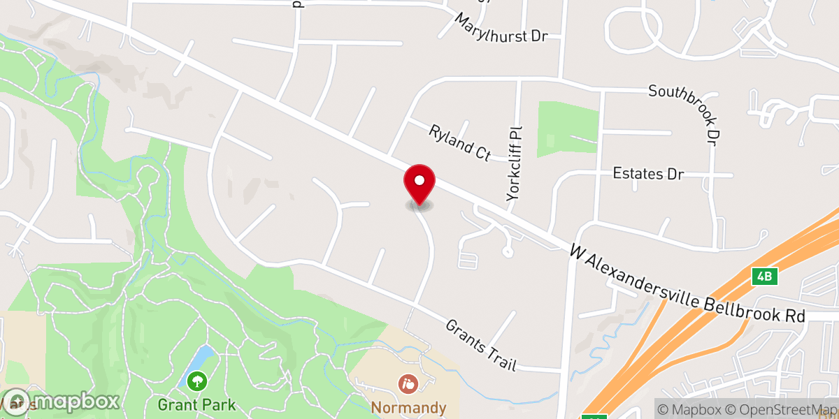 Map showing location of North American Lutheran Church