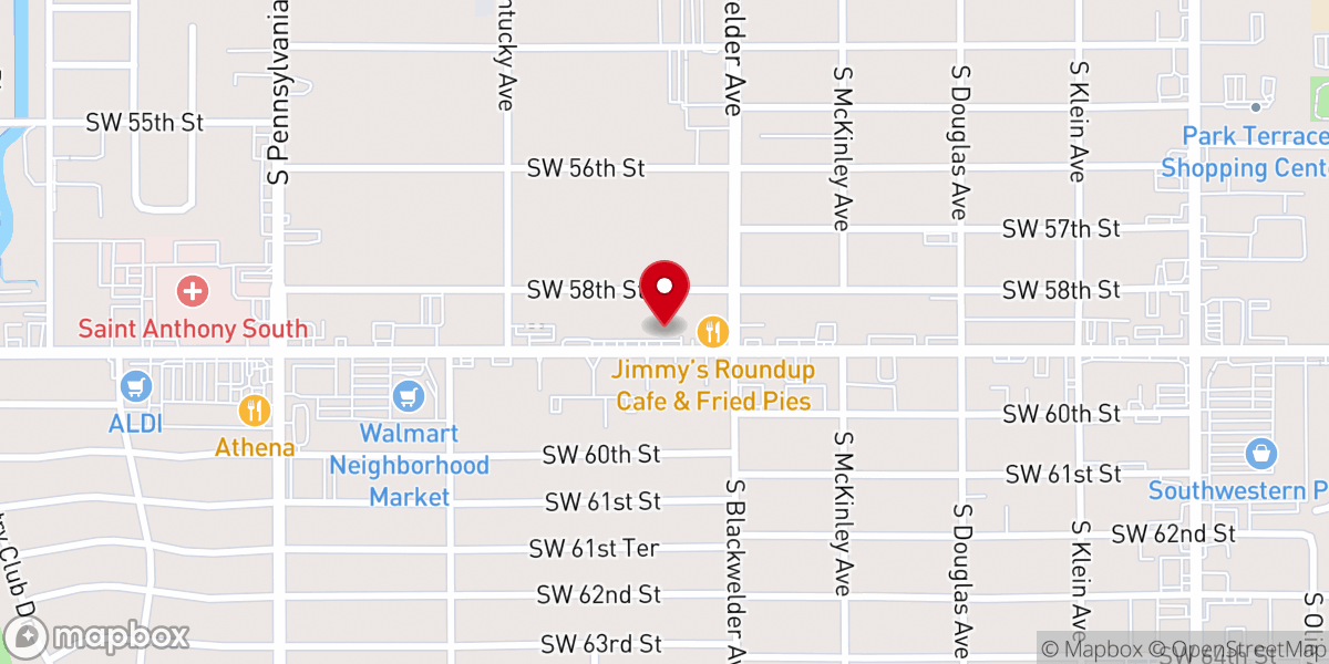 Map showing location of St James St Vincent de Paul