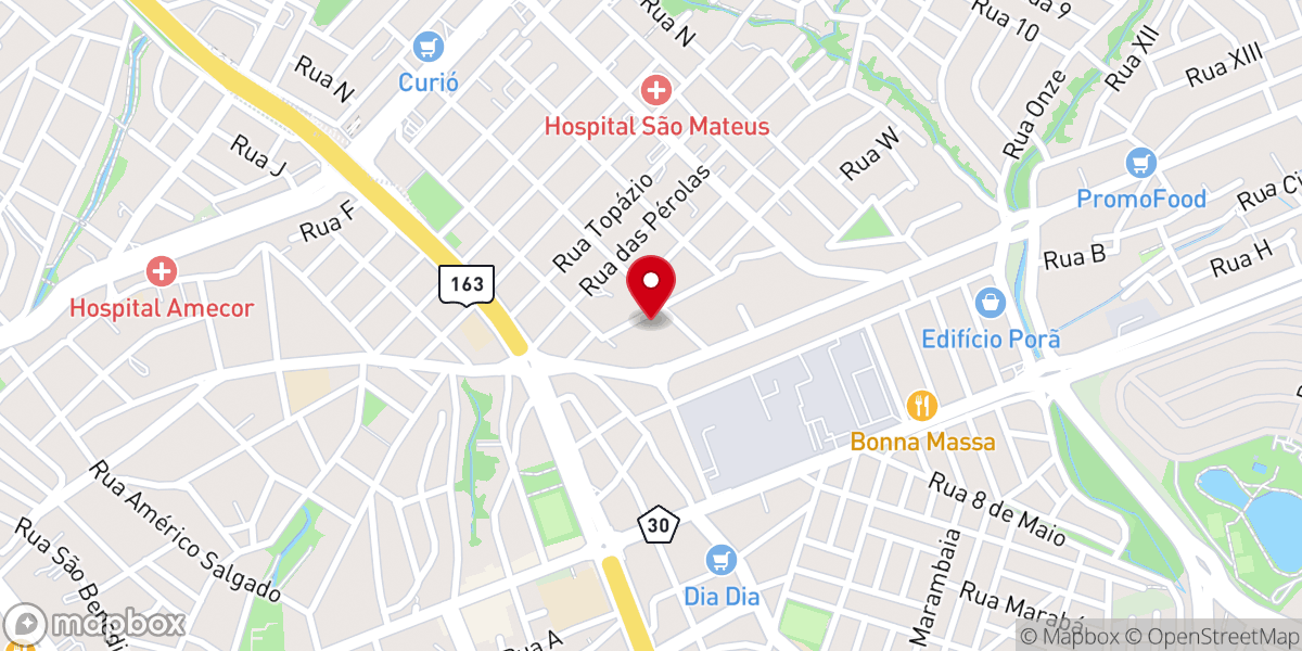 Map showing location of Igreja Evangélica Neotestamentária