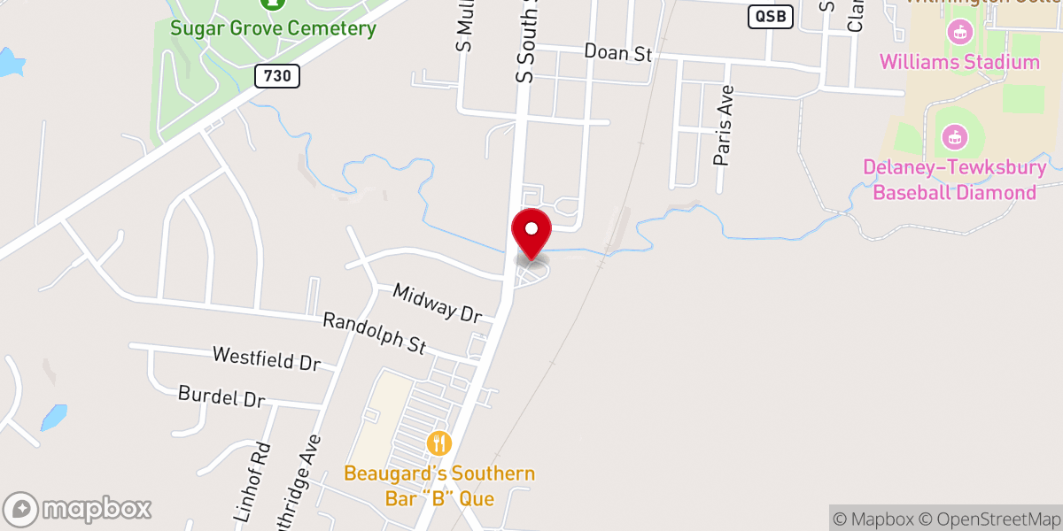 Map showing location of The Pentecostals Of Wilmington