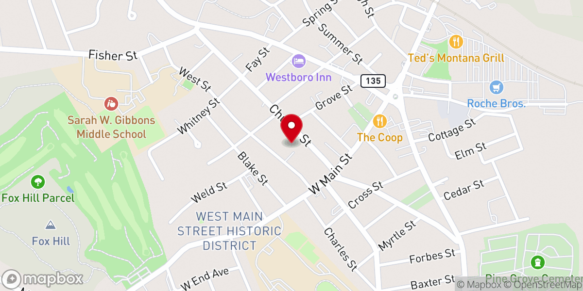 Map showing location of Mission of Grace Community Church