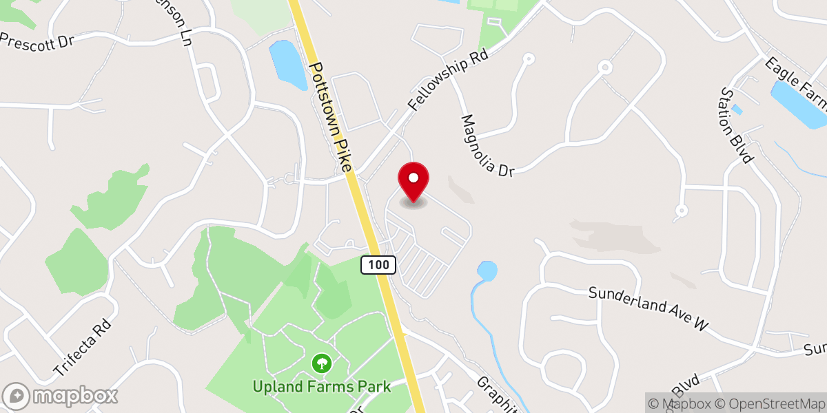 Map showing location of St. Elizabeth Catholic Church