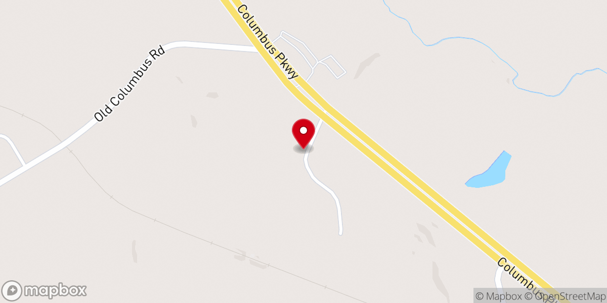 Map showing location of Eastside Emmanuel Church