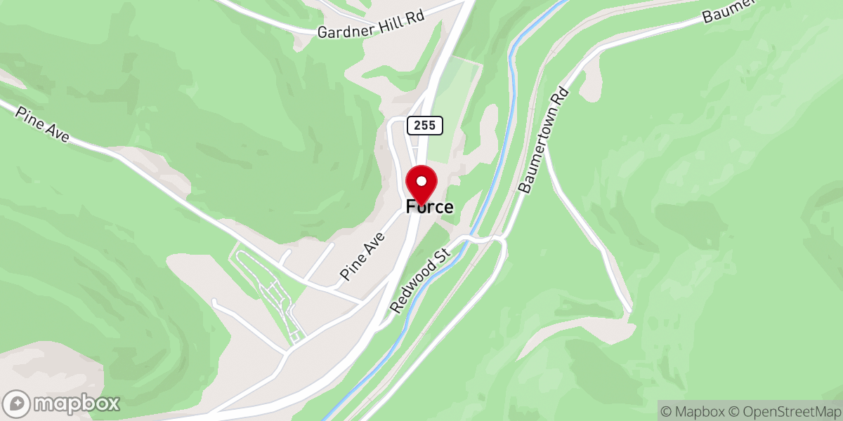 Map showing location of St Joseph Church
