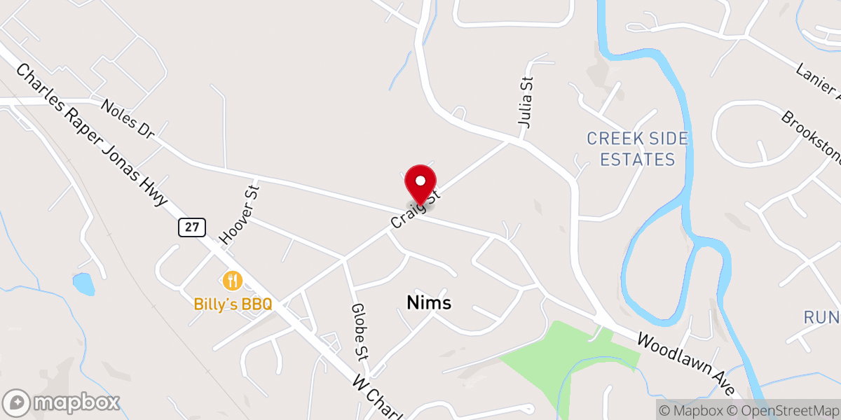 Map showing location of Core Church Incorporated