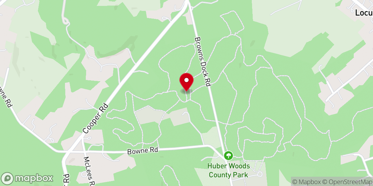 Map showing location of Quinn Chapel Ame Church