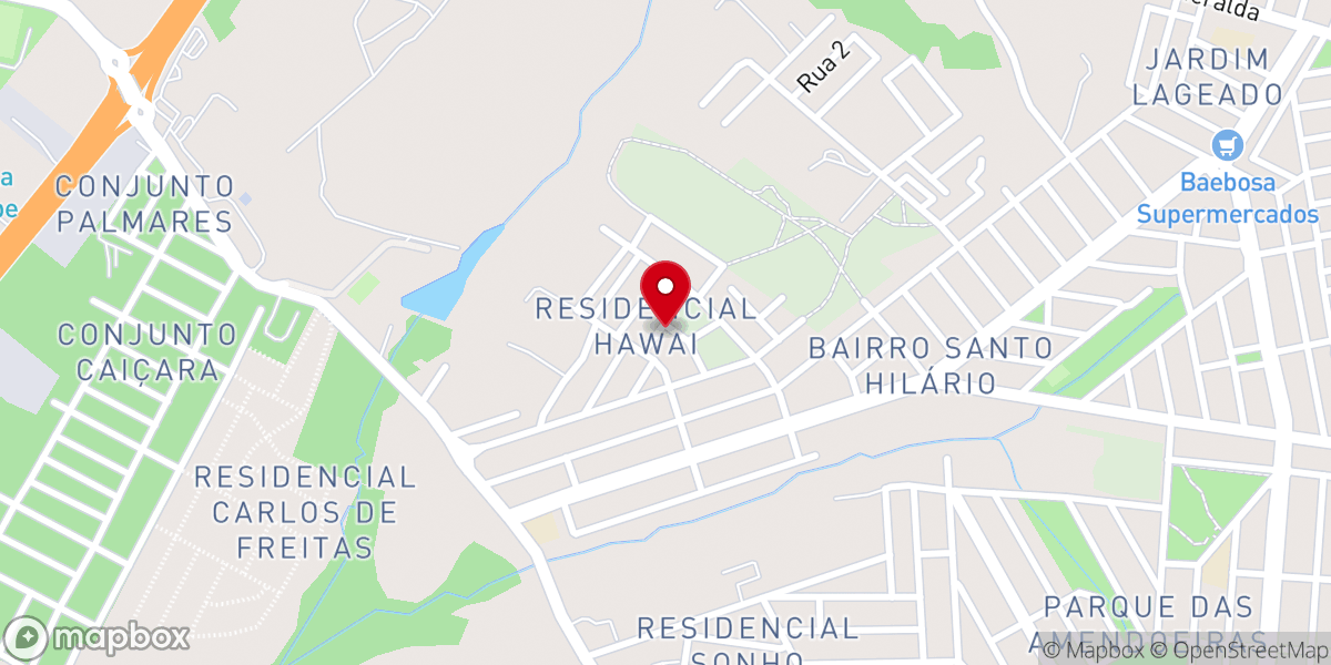 Map showing location of IEPBC - Residencial Havaí