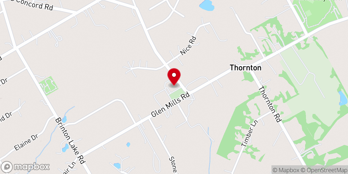 Map showing location of Bethlehem United Methodist Church
