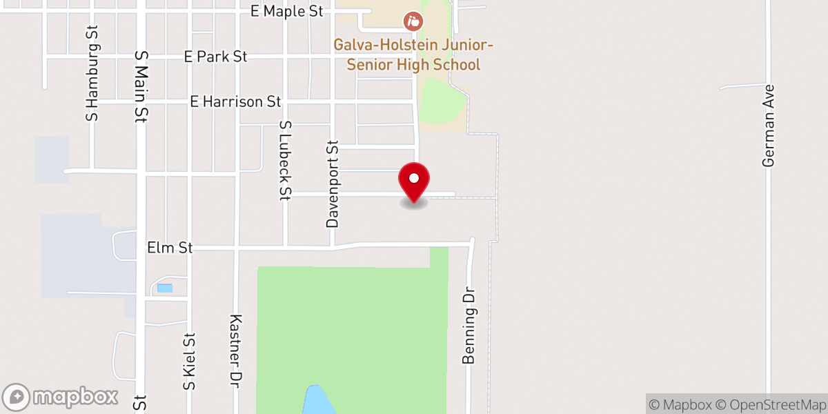 Map showing location of Our Lady of Good Counsel