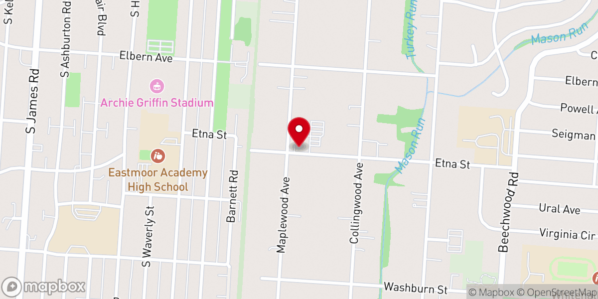 Map showing location of StrongPoint Church