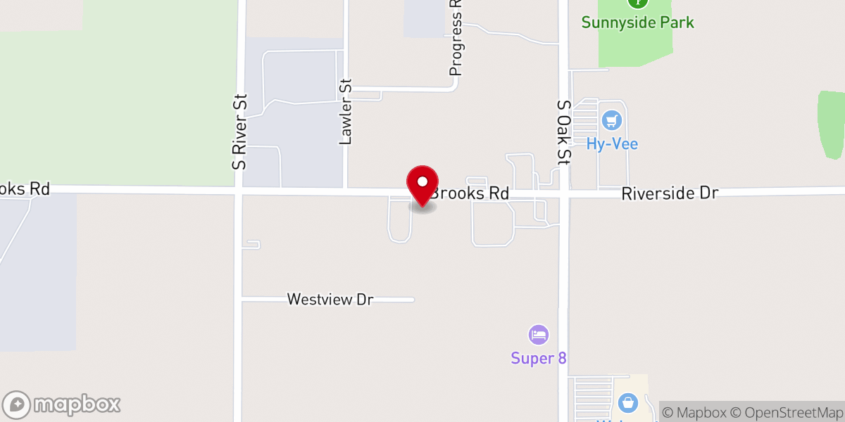 Map showing location of Christian Women United Thrift Store