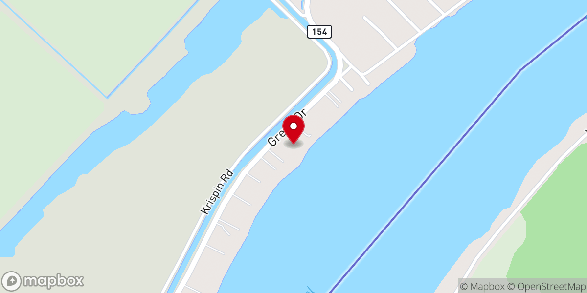 Map showing location of Our Lady On the River