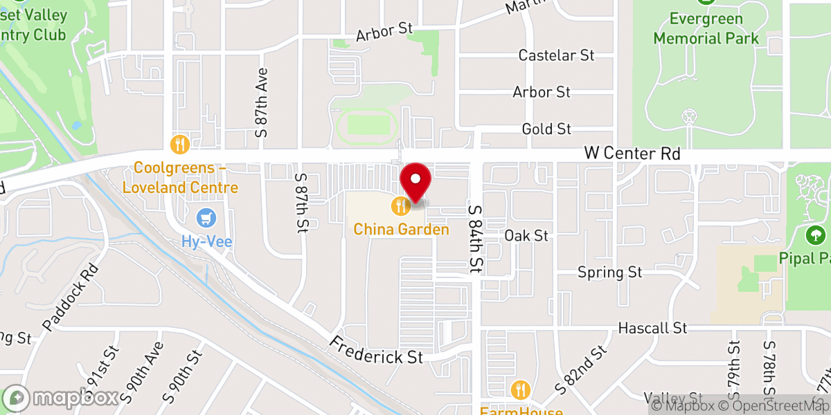 Map showing location of Dream City Church Omaha