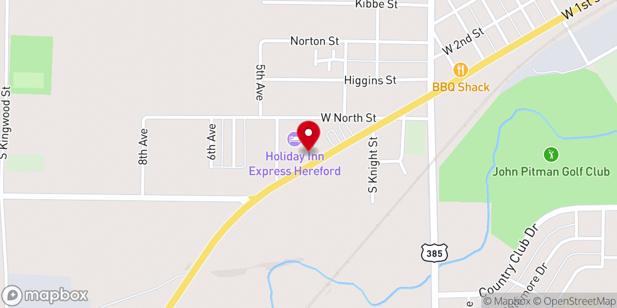 Map showing location of Pizza Hut