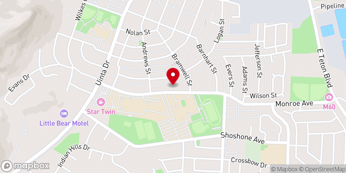 Map showing location of Living Hope Church Green River