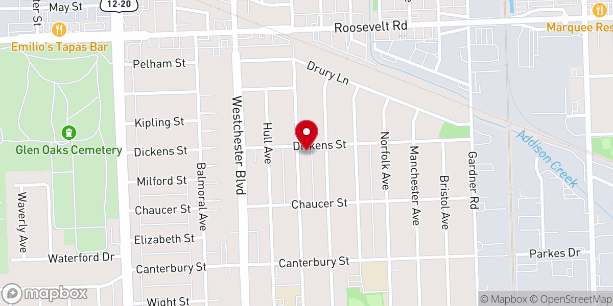 Map showing location of Emmanuel Temple-West Chester