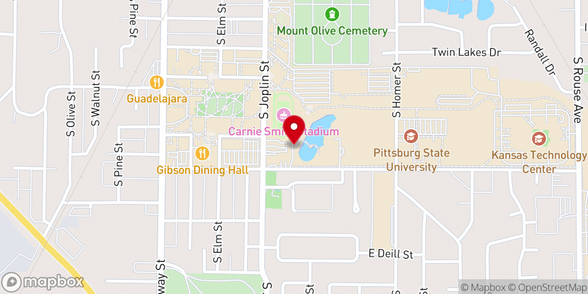 Map showing location of Timmons Chapel