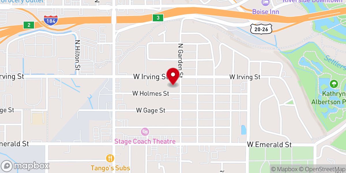 Map showing location of River Valley Church