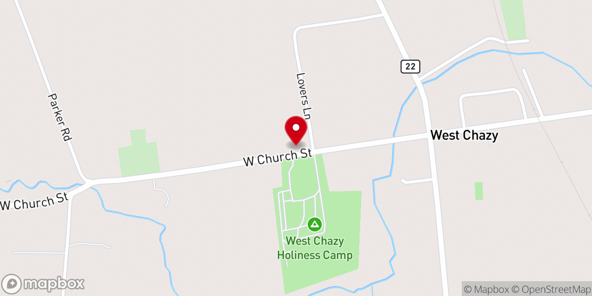 Map showing location of St Joseph Catholic Church