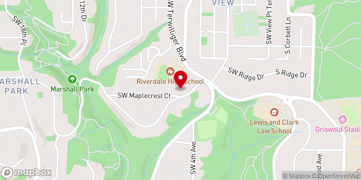 Map showing location of Mount Carmel Lutheran Church