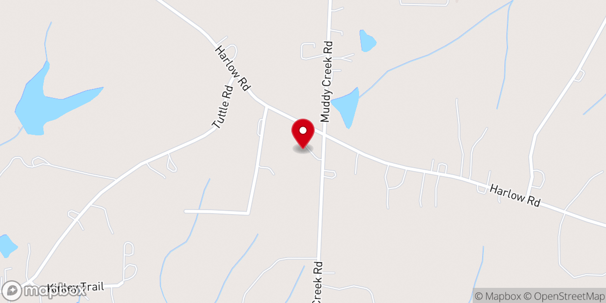 Map showing location of Triad Cowboy Church