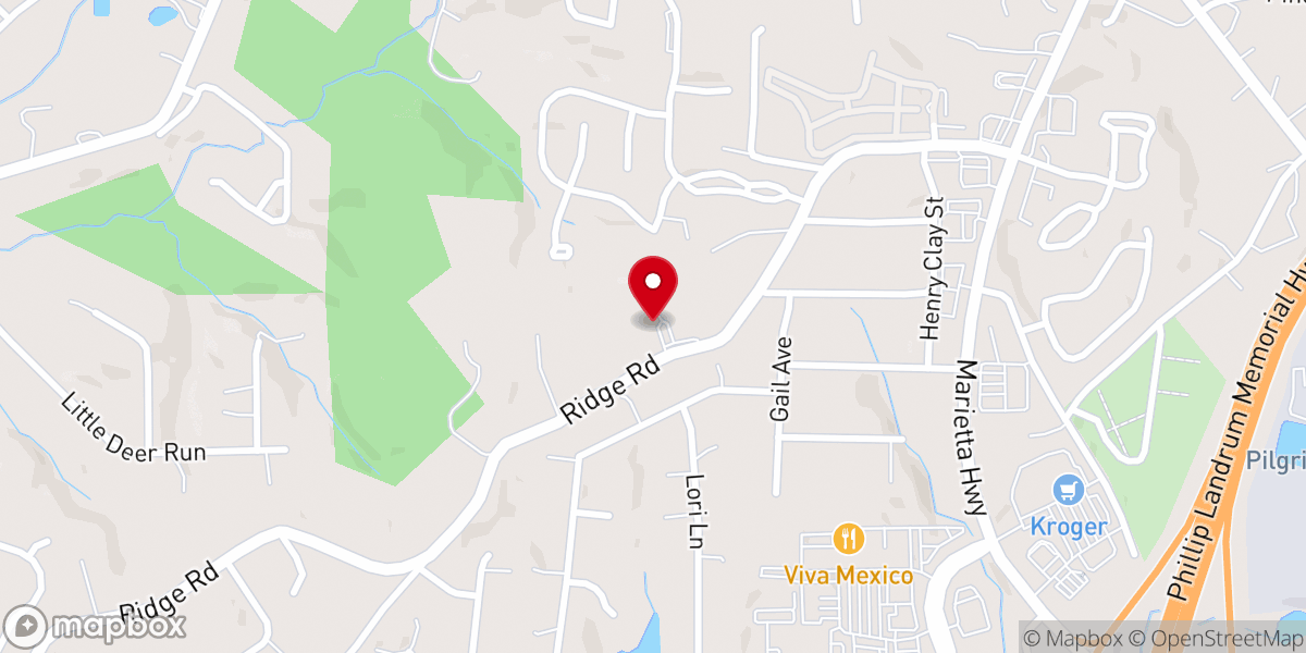 Map showing location of St. Clement's Episcopal Church