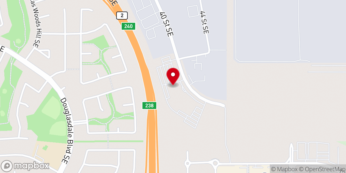 Map showing location of First Alliance Church Calgary (FAC Deerfoot)