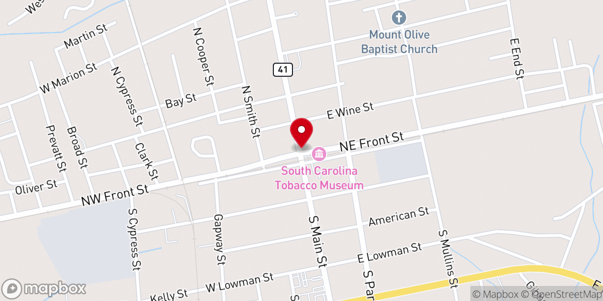 Map showing location of Calvary FWB Parsonage