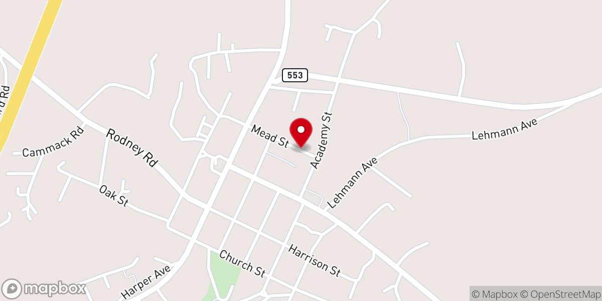 Map showing location of Step by Step Christian Fellowship & Outreach Center