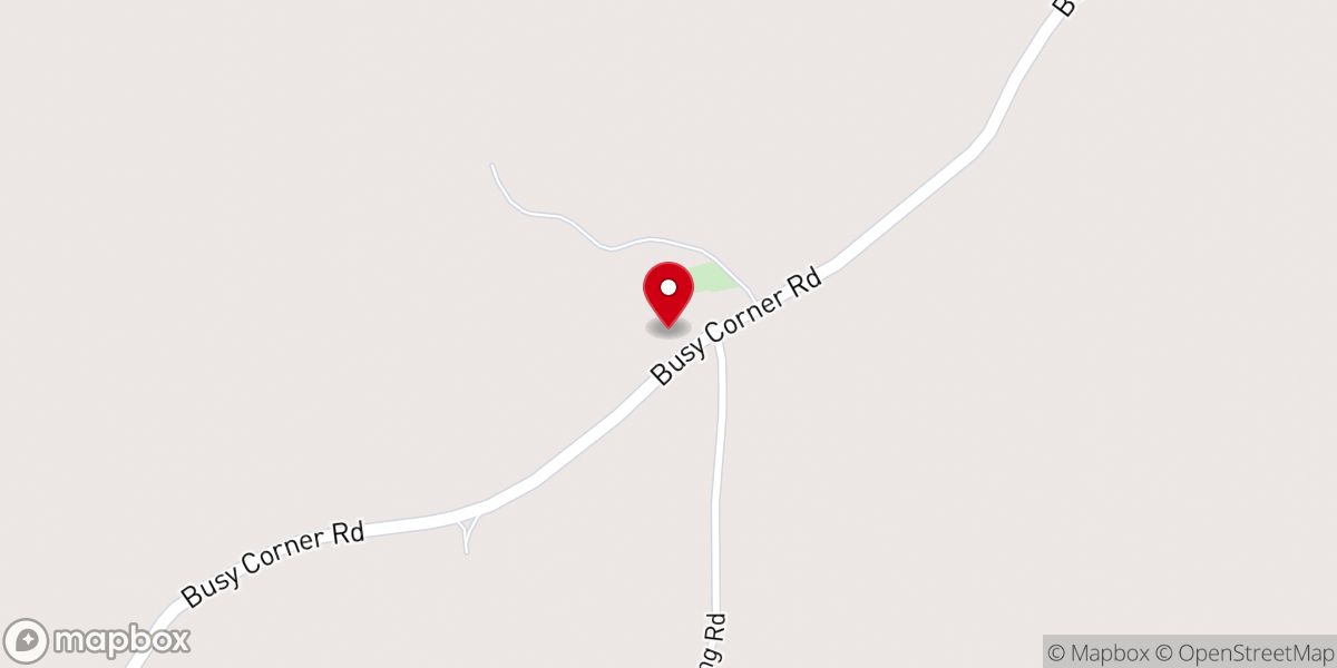 Map showing location of Mary Springs Church