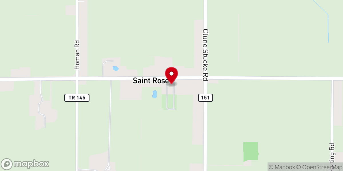 Map showing location of Marion Catholic Community