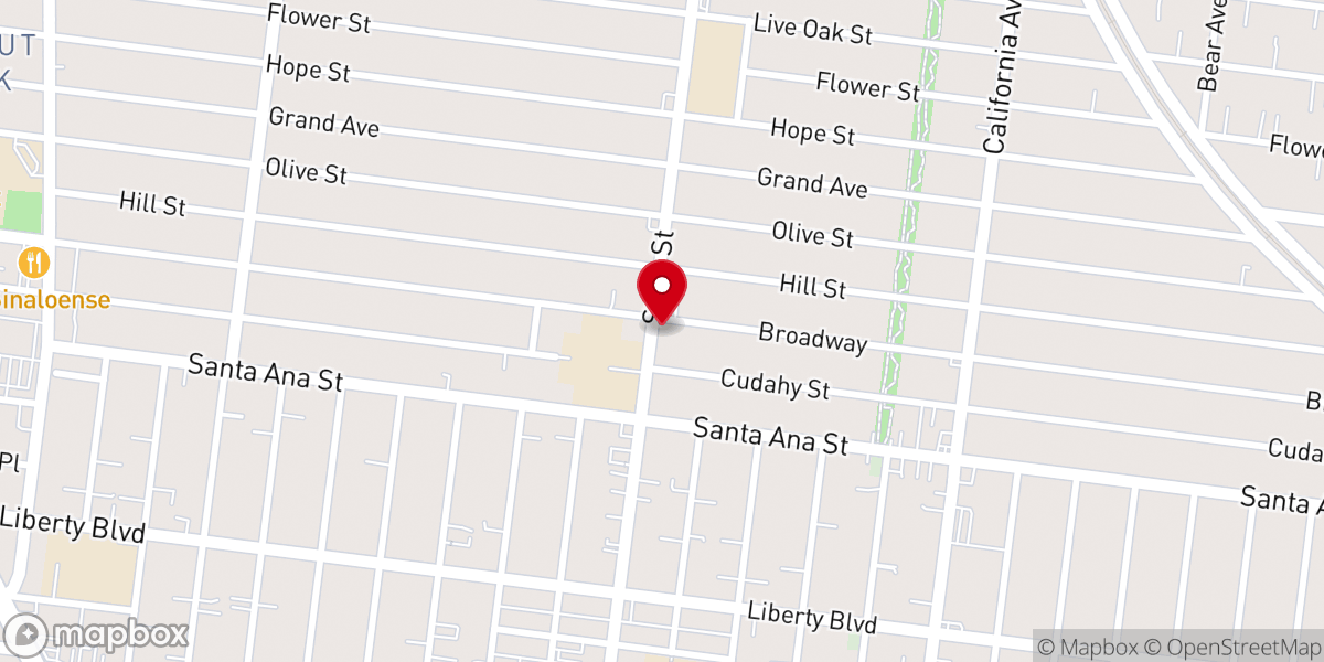 Map showing location of Centro Evangelistico, Iglesia Cuadrangular