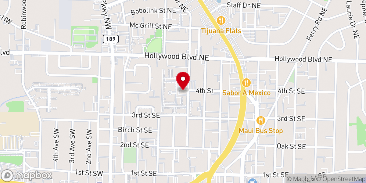 Map showing location of Gregg Chapel AME Church