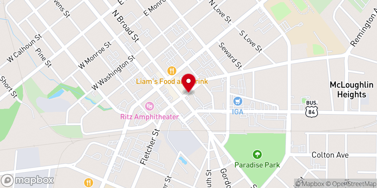 Map showing location of Charity Fellowship International Harvest Time Ministries Inc