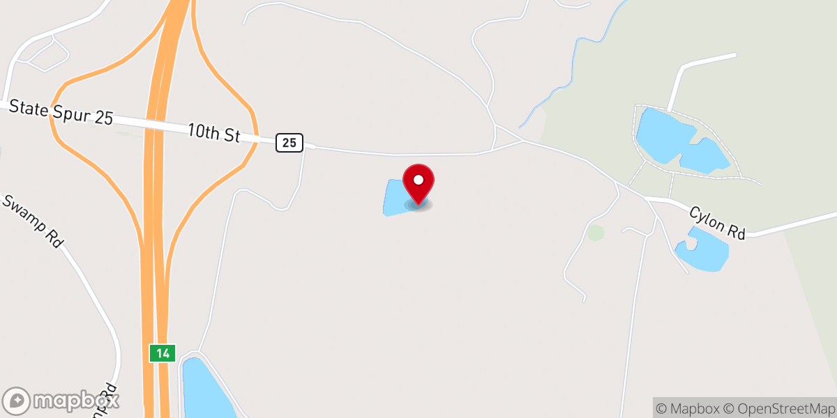 Map showing location of Gethsemane Baptist Church Association Home