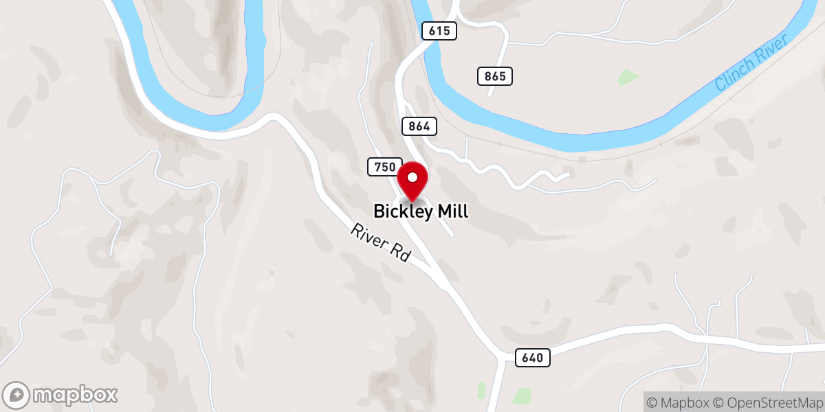 Map showing location of Fort Gibson United Methodist