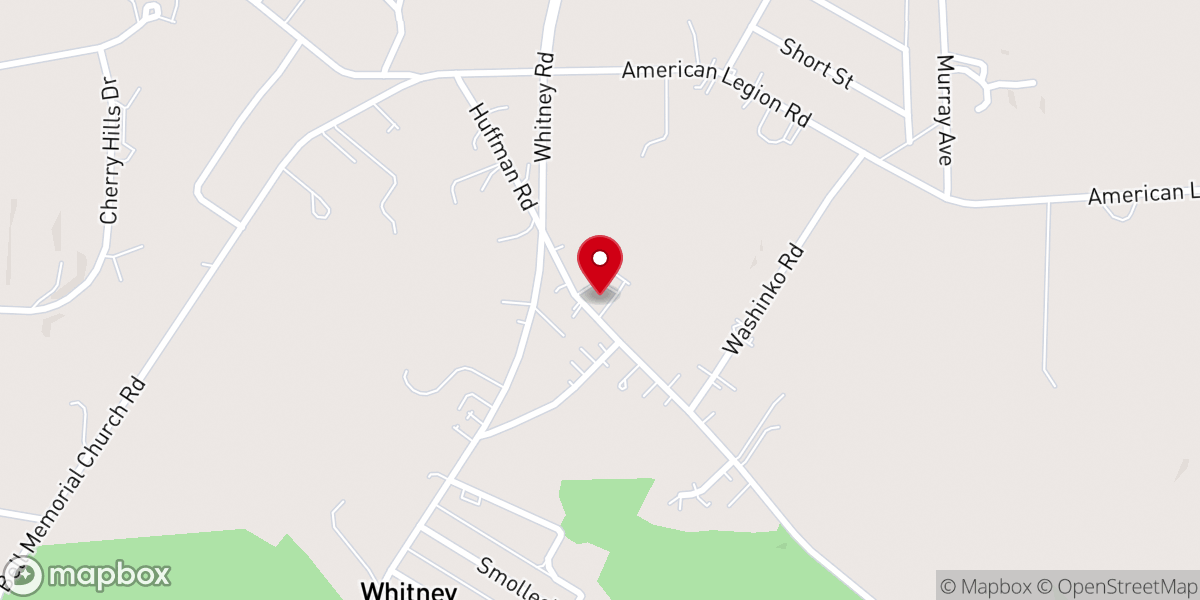Map showing location of Saint Cecilia Roman Catholic Church