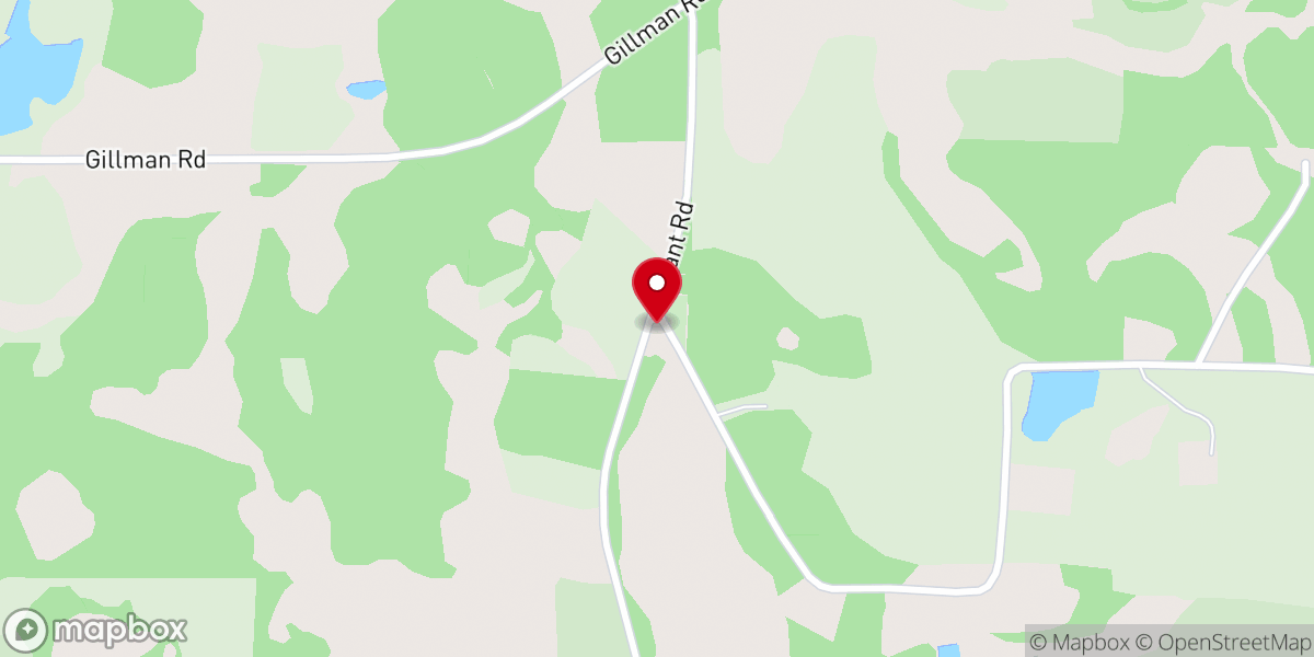 Map showing location of Reedy Assembly of God