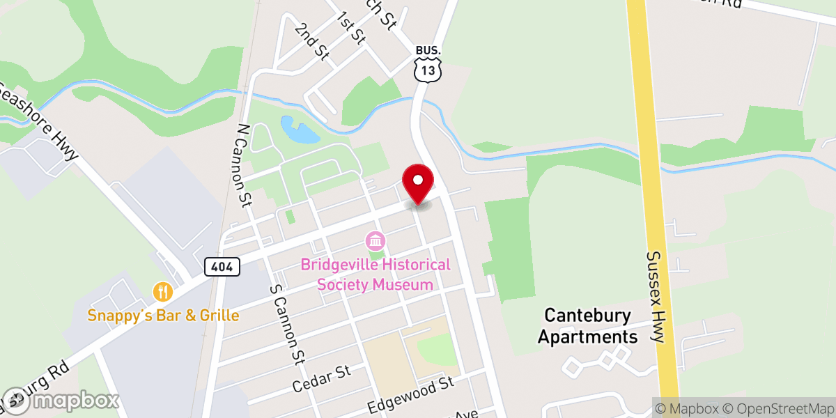 Map showing location of Family Ministries