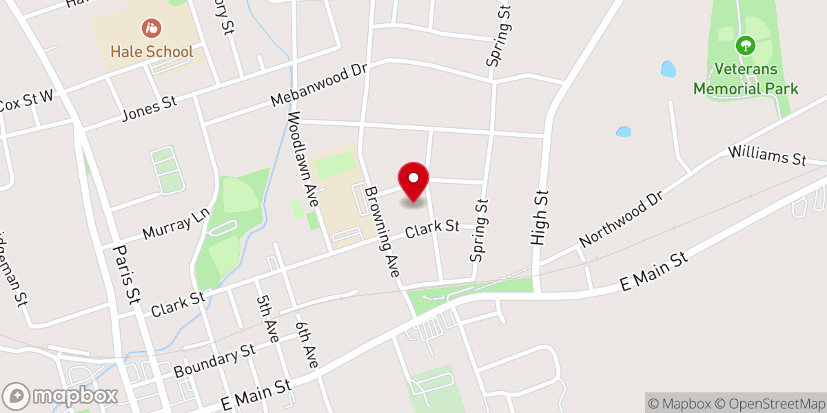 Map showing location of Safeway Ministries