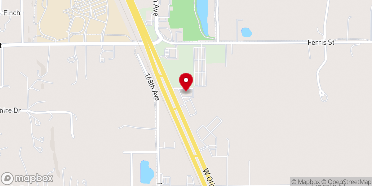 Map showing location of Watermark Church