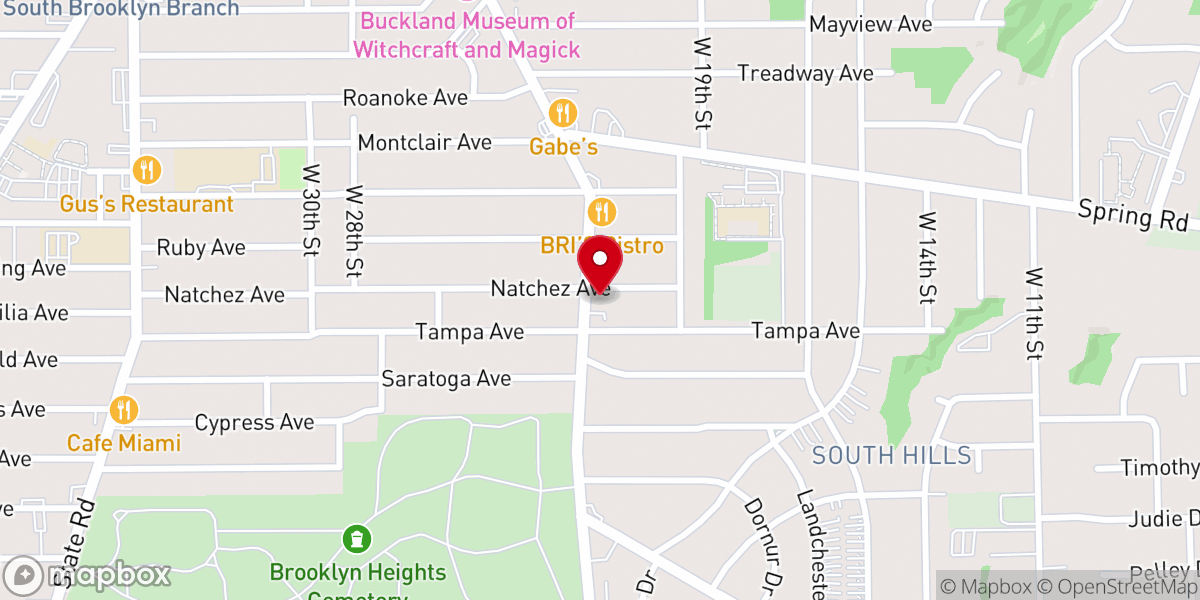 Map showing location of Refuge Cleveland