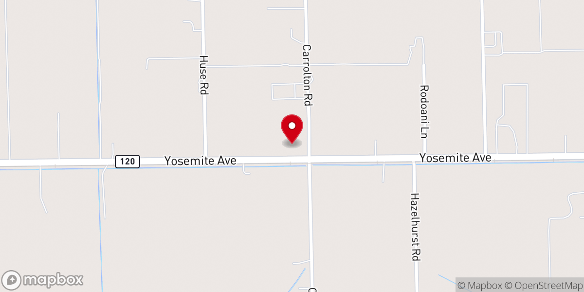 Map showing location of Saint Patrick's Catholic Church