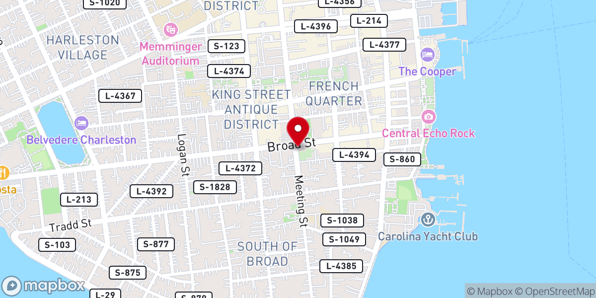 Map showing location of St. Michael's Church