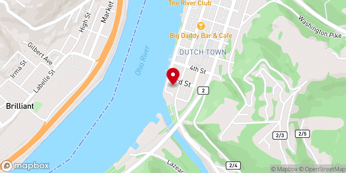 Map showing location of Saint Lukes Baptist Church