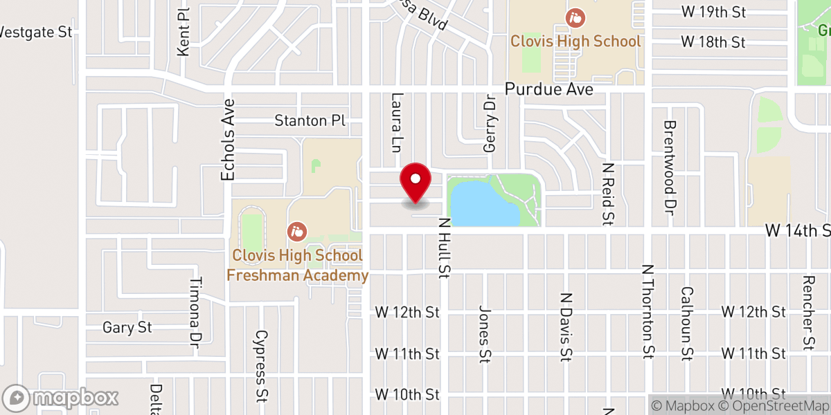 Map showing location of Gone Fishin Ministry Inc
