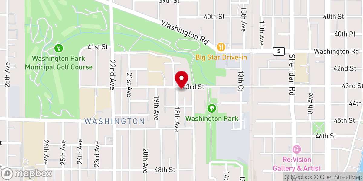 Map showing location of Saint Nicholas Orthodox Church