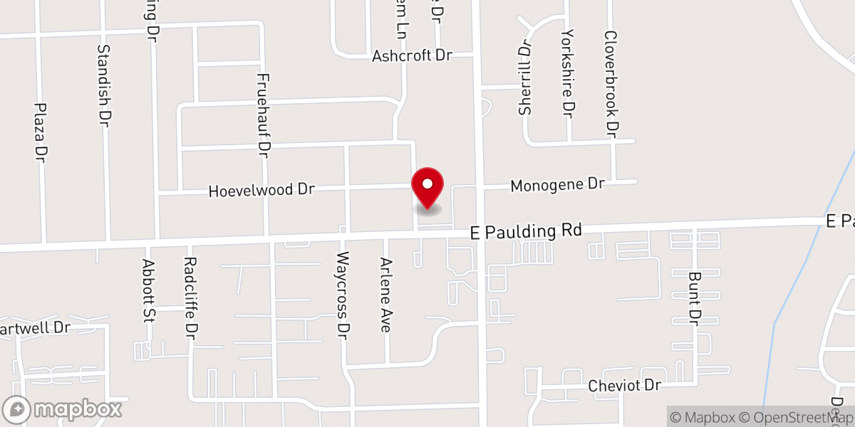 Map showing location of St Henry's Catholic Church