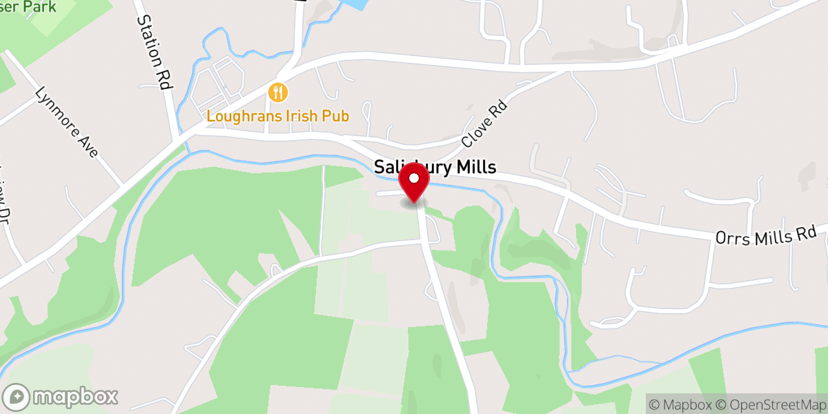 Map showing location of Hope Chapel Mission