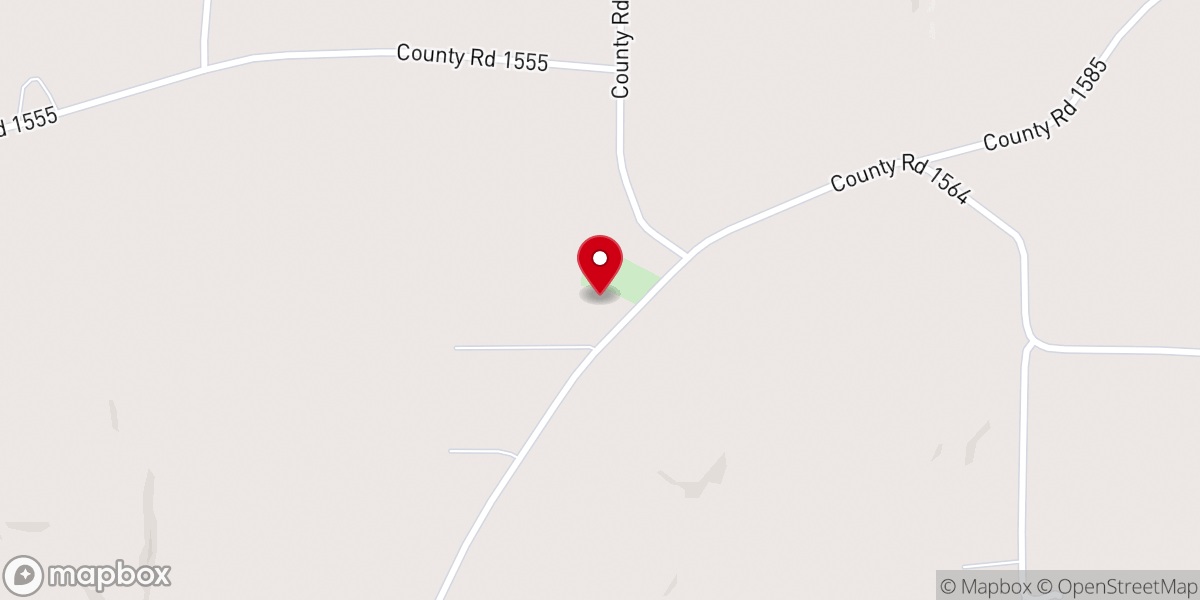 Map showing location of Welcome Baptist Church